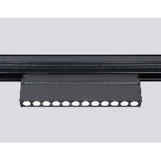 Светильник трековый светодиодный GL4048 BK черный IP20 12W 4200K 48V 24° 223*22*105