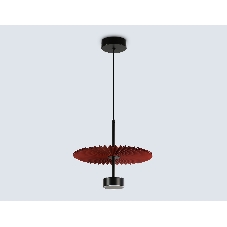 Светильник Ambrella light LH72613 BK/RD черный/красный 6W 3000K D300*260-1770