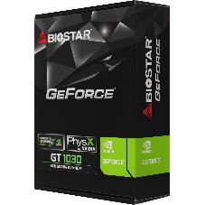 Видеокарта Biostar GeForce GT 1030, 4 GB GDDR4, 64 bit, HDMI, DVI-D, GPU 1152 MHz