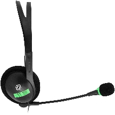 Гарнитура Oklick HS-M100 чёрный, проводная, 3.5 мм