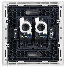 Розетка компьютерная 2-ая RJ45 кат.5E IEK FORTE&PIANO FP233 белый