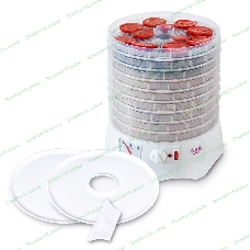 Сушилка для овощей и фруктов Мастерица EFD-0903VM с прозрачными поддонами + 2 поддона д/пастилы и лопатка для разравнивания