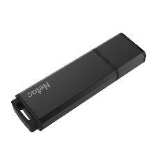 Флешка USB Netac U351 (NT03U351N-064G-20BK), 64Gb, USB 2.0, R/W 25/10, черный