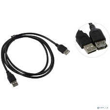 Кабель-удлинитель TELECOM USB2.0 Am-->Af 1,5 м черный TUS6990-1.5M