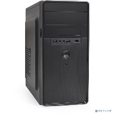 Компьютерный корпус Minitower ExeGate EX286438RUS BA-309U2-350W-8 (mATX, БП AA350 с вент. 8см, 1хUSB+2хUSB 3.0, HD аудио, черный)