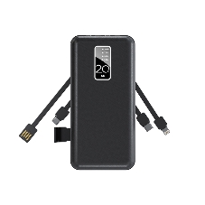 Портативное зарядное устройство Rexant Power Bank (аккумуляторная батарея) 20000 mAh, черное