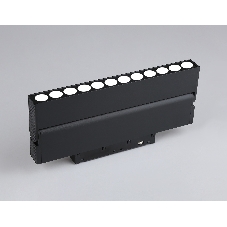 Светильник трековый светодиодный GL4048 BK черный IP20 12W 4200K 48V 24° 223*22*105