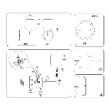 Настенный светильник Ambrella light LH53021 BS/FR латунь/белый матовый G9 max 40W 195*120*230