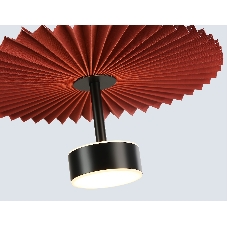 Светильник Ambrella light LH72613 BK/RD черный/красный 6W 3000K D300*260-1770