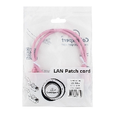 Патч-корд UTP Cablexpert cat.5e, 0.5м, литой, многожильный, розовый