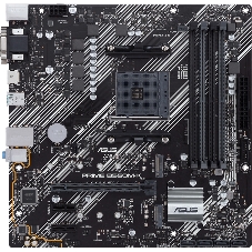 Материнская плата ASUS PRIME B550M-K, AM4, AMD B550, 4xDDR4, 4xSATA, 2xM.2, 1xPCIe 4.0 x16, 2xPCIe x1, 1xDVI-D, 1xHDMI, 1xVGA, 1x 1Gb LAN, 4xUSB 3.2 Gen 1, 2xUSB 3.2 Gen 2, 3x3.5 мм, 7.1, mATX