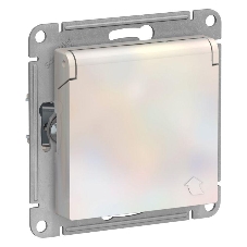 Розетка с/з со шторками с крышкой, 16А, IP20, механизм ATN000446 Schneider Electric Жемчуг Розетка с/з со шторками с крышкой, 16А, IP20, механизм ATN000446 Schneider Electric Жемчуг