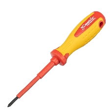 Отвертка Matrix Insulated, PH0 x 75 мм, CrMo, до 1000 В, двухкомп. рукоятка