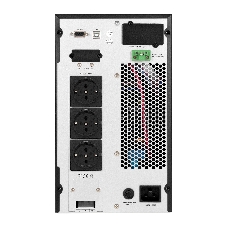 Источник бесперебойного питания On-line ExeGate PowerExpert TL-3000.72V.LCD.AVR.3SH.USB.RS232.SNMP 3000VA/3000W, On-Line, PF=1, LCD, 3*Schuko, RS232, USB, SNMP-slot, встроенные батареи 12V 7.2Ah - 6шт, возможность подключения до 4 внешних батарейных блоков 72В, Tower, металлический корпус, черный