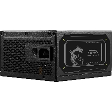 Блок питания MSI MAG A1000GL PCIE5, 1000Вт, 80+ Gold, 135мм, модульный, черный