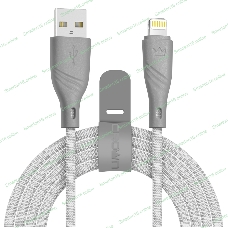 Кабель Crown USB - Lightning CMCU-3043L grey
