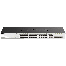 Коммутатор D-Link DGS-1210-28/F3A, 24×1 Гбит/с + 4×1 Гбит/с Combo, настраиваемый