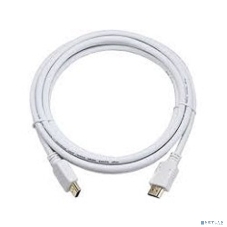 Кабель Cablexpert HDMI CC-HDMI4-W-10, 19M/19M, v2.0, медь, позол.разъемы, экран, 3 м, белый, пакет