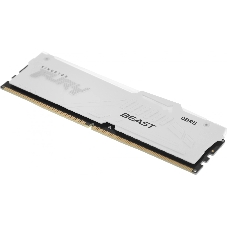 Оперативная память Kingston Fury Beast, DDR5, 16Gb (1x16 GB), 6000 MHz, CL30, радиатор, RGB, белый