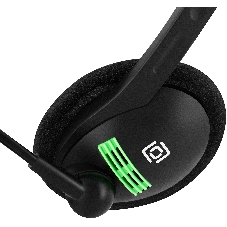 Гарнитура Oklick HS-M100 чёрный, проводная, 3.5 мм