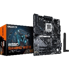 Материнская плата Gigabyte B850 GAMING WIFI6, AM5, AMD B850, 4xDDR5, 4xSATA, 3xM.2, 1xPCIe 5.0 x16, 3xPCIe 3.0 x16, 1xHDMI, 1xDP, 1x1Gb LAN, Wi-Fi 6, Bluetooth 5.3, 1xUSB-C 5Gbps, 2xUSB-A 10Gbps, 2xUSB-A 5Gbps, 4xUSB-A 2.0, 1xPS/2, 3x3.5 мм, 7.1, ATX