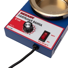 Паяльная ванна Rexant, модель R100, 300 Вт, ø 100 мм, 200-480 °C