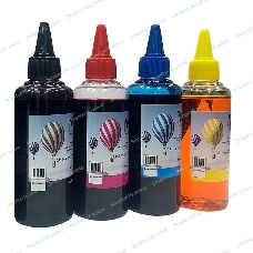 Чернила NVPrint для аппаратов Epson, комплект 4 цвета (пигментные Bk + водные C,M,Y) по 100 мл