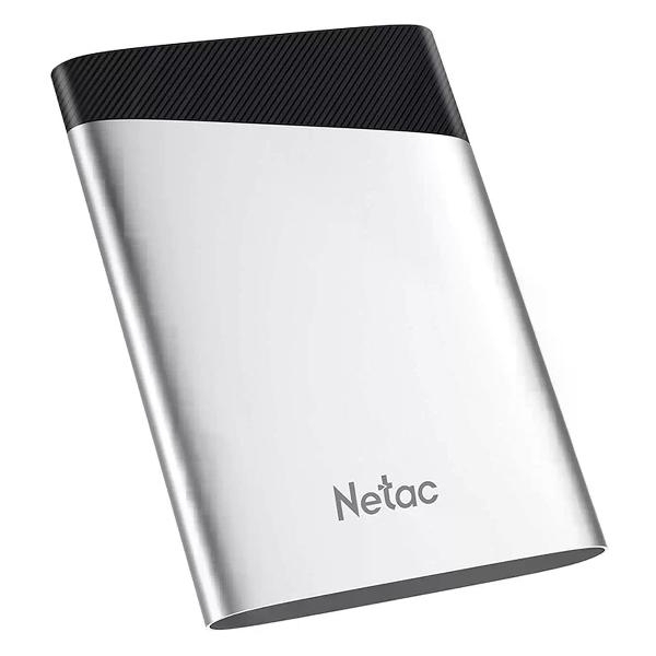Внешний SSD Netac Z6S, 120 GB, USB 3.2 Gen 2 Type-C, R/W 520/440, серебристый