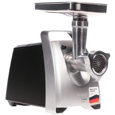 Мясорубка электрическая Bosch MFW68660 черный, 2200 Вт, 4.3 кг/мин, реверс, защита от перегрузки, металлический лоток, насадки - 10