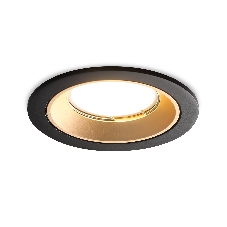 Светильник встраиваемый A8923 BK/GD черный/золото MR16 GU5.3 D92*24