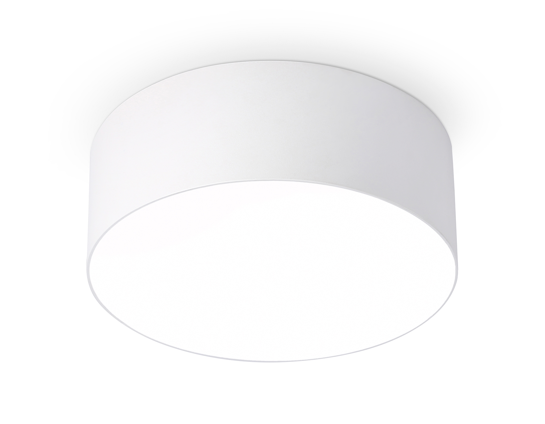 Потолочный светодиодный светильник Ambrella light FV5512 WH белый LED 15W 4200K D120*58 (Без ПДУ)