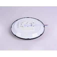 Потолочный светодиодный светильник Ambrella light FZ1233 BK черный IP44 22W 6400К D260*55 (Без ПДУ)