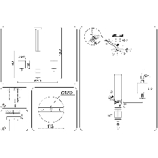 Люстра Ambrella light LH56003/7 СH/FR хром/белый матовый E14*7 max 40W D790*1260