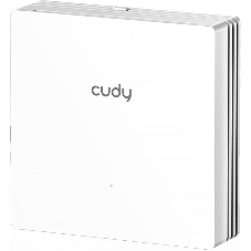 Точка доступа AC1200 Dual Band Gigabit Wall Plate Access Point, 867Mbps at 5GHz + 300Mbps at 2.4GHz, 1 x Gigabit PoE-IN Port, 802.3af / at, 1 x Gigabit RJ45 ports, Cudy Mesh Support
