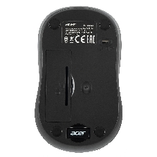 Мышь беспроводная Acer OMR134 серый, 1000 dpi, радиоканал, USB, кнопки - 3