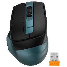 Мышь беспроводная A4Tech Fstyler FB35C зеленый/черный, 2000 dpi, радиоканал, Bluetooth, USB, кнопки - 6