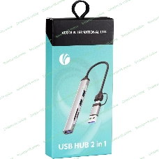 USB-концентратор TypeC+adapter-->USB3.0+2USB2,0+SD+TF, VCOM