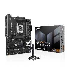 Материнская плата ASUS TUF GAMING B850-PLUS WIFI, Socket AM5, AMD B850, 4xDDR5, 4xSATA, 3xM.2, 1xPCIe 5.0 x16, 1xPCIe 4.0 x16, 2xPCIe 4.0 x1, 1xHDMI, 1xDP, 1x 2.5Gb LAN, Wi-Fi 7, 3xUSB-A 10Gbps, 4xUSB-A 5Gbps, 1xUSB-C 20Gbps, 2xUSB-A 2.0, 5x3.5 мм, 7.1, ATX