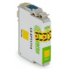 Картридж струйный Cactus CS-EPT2714 27XL желтый (17 мл) для Epson WorkForce WF-3620/3640/7110/7210
