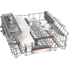 Посудомоечная машина Bosch SMP6EMI86Q, нержавеющая сталь, 60 см, 13 компл., сушка теплообменник, класс A