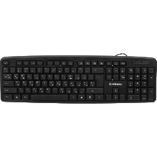 Клавиатура проводная Defender Next HB-440 RU, USB, черный