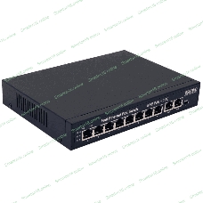 Коммутатор PoE Osnovo SW-21000(120W), 8 x FE с поддержкой PoE (IEEE 802.3af/at), 2 x FE, до 30W на порт, суммарно до 120W