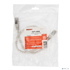 Пaтч-корд F/UTP Rexant, cat.6, RJ45-RJ45, экранированный, PVC серый, 0,5м