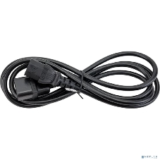 Кабель питания Cabeus PC-189-VDE-1.0-1.8M монитор-компьютер IEC 320 C13 - IEC 320 C14 (3x1.0), 1.8 м