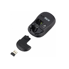 Мышь беспроводная Logitech M185, красный, 1000 dpi, радиоканал, USB, кнопки - 3