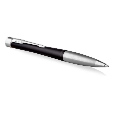 Ручка шариковая Parker Urban Core (CW2150858) Muted Black CT, M, черные чернила, подарочная коробка с европодвесом