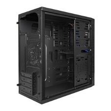 Компьютерный корпус Minitower ExeGate QA-412U-UNS350 (mATX, БП UNS350 с вент. 12см, 2хUSB+2хUSB 3.0, аудио, черный)