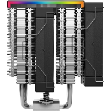Кулер для процессора DEEPCOOL AK620 DIGITAL SE LGA20XX/1700/1200/115X/AM5/AM4 (9шт/кор, TDP 260W, PWM, DUAL Fan 120мм, 6 тепл. трубок, ARGb, черный) RET (R-AK620-BKADMN-GJD)