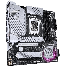 Материнская плата Gigabyte B760M AORUS ELITE WIFI6E GEN5, LGA1700, Intel B760, 4xDDR5, 4xSATA, 2xM.2 PCIe 4.0, 1xPCIe 5.0 x16, 1xPCIe 4.0 x4, 1xHDMI, 1xDisplayPort, 1x 2.5Gb LAN, 1xUSB 3.2 Gen2x2 Type-C, 1xUSB 3.2 Gen2 Type-A, 3xUSB 3.2 Gen1, 4xUSB 2.0, 2x3.5 мм, 7.1, microATX