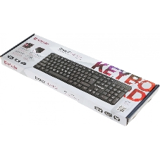 Клавиатура проводная Defender Daily HB-162, USB, черный